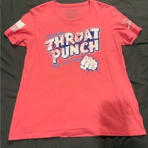 Grunt Style Women's T-Shirt - Bold Pink Throat Punch Design